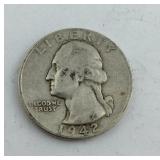 1942 Washington Quarter