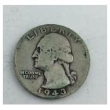 1943 S Washington Quarter