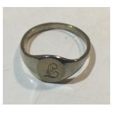 Monogrammed Ring size 6