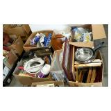 Skid lot - Household misc, framed prints, wall