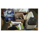 Skid lot - toner cartridges, key boards, posters,