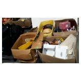 Skid lot - VHS & reel-to-reel tapes, records,