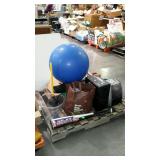 Skid lot - paper shreader, baseball bats, chrome