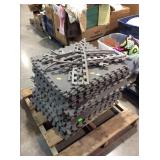 Skid lot - Rubber fooring mat squares