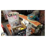 Skid lot - Thomas train play hut, stuffed animals,