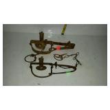 Two small animal traps - 7.5 and 9.5"