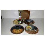 Pumpkin Hollow set of four salad / dessert plates
