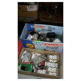 Two boxes with electrical supplies