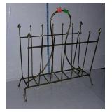 Brass magazine rack