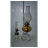 Two oil lamps