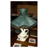 Table lamp pitcher and bowl style