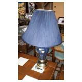 Blue table lamp