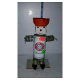 Iron city beer can doll/ash tray