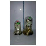 Two mantle clocks