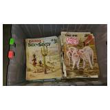 Magazines "Sex to Sexty", in tote with locking
