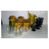 Glass - footed sherbets, custard dishes, beverage