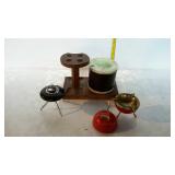 Group lot - pipe stand, ashtrays, table lighter,