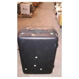 Suitcase, measures 19 inches long, by 12 inches