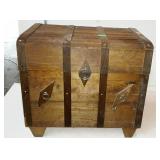 Home decor storage trunk, measures 20 inches