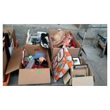 Skid lot, includes, vhs tapes, pictures glassware