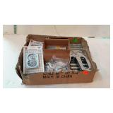 Box flat of tools, includes, staples with staple