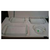 Kitchenware, includes one Pyrex baking dish along