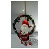 Holiday décor - Springy Santa, and metal angel