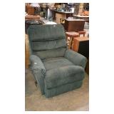 Green living room recliner some use wear could