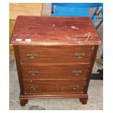 Three drawer end table project piece 22x13x26