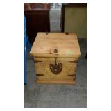 Home decor storage box, measures 19 inches long,