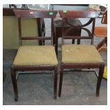 Two dinning room chairs