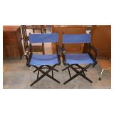 Two directors chairs
