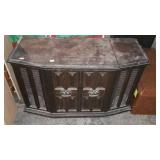 Floor model stereo, measures 42 inches long, by