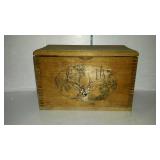 Small storage chest, deer design