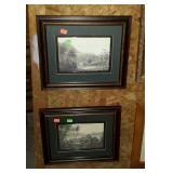 Pair of decor wall pictures