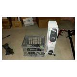 Pelonis heater and crate with power screwdriver