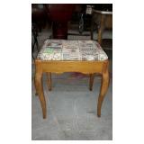 Foot stool with removable top, measures 19 inches