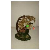 Home décor Asian tree made of semi-precious