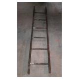 Wooden apple ladder, measures 78 inches long