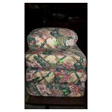 Stack of sofa cushions