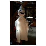 Halloween fabric ghost decoration, has some