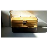 Old Pal woodstream 4500 tackle fishing box, used