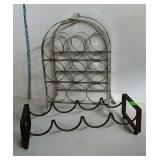 Pair of wine racks
