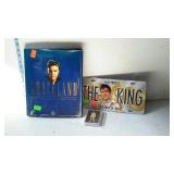 Elvis Presley lot, includes book, cards and