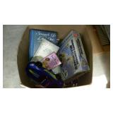 Box lot of assorted kids books and toys