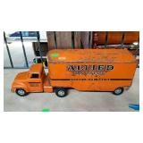 Vintage metal Tonka toy moving truck. Allied Van