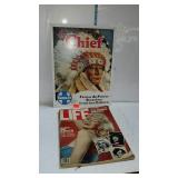 Life magazine and the chief tin advertising sign