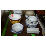 Group lot of bowls