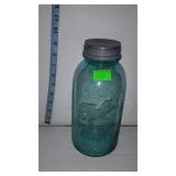 Ball perfect  mason jar, half gallon with zinc