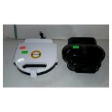 Two kitchen appliances. Swift sandwich toaster